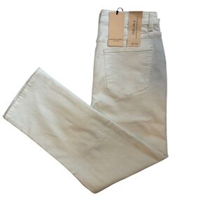 🌟NWT Scotch & Soda "The Sky" High-Rise Straight Jeans 30 | Blanc de Blanc Whit